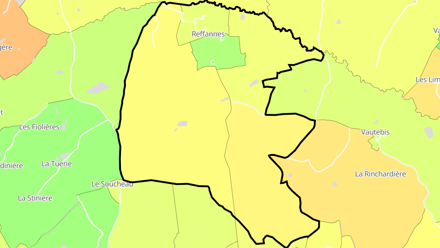 Carte des prix de l'immobilier Reffannes