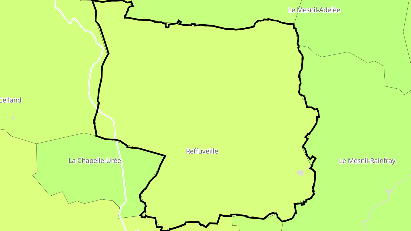 Carte des prix de l'immobilier Reffuveille