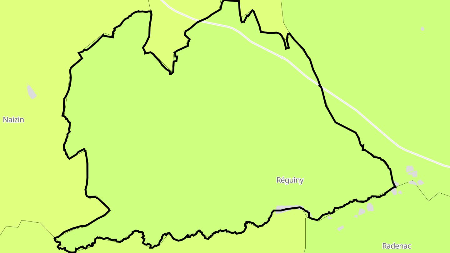 Carte des prix de l'immobilier Réguiny