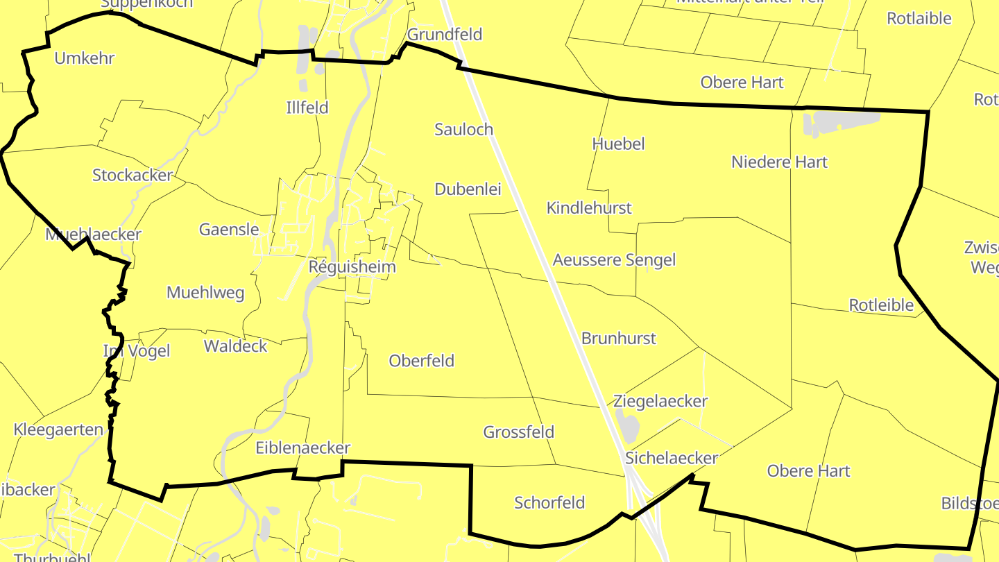 Carte des prix de l'immobilier Réguisheim
