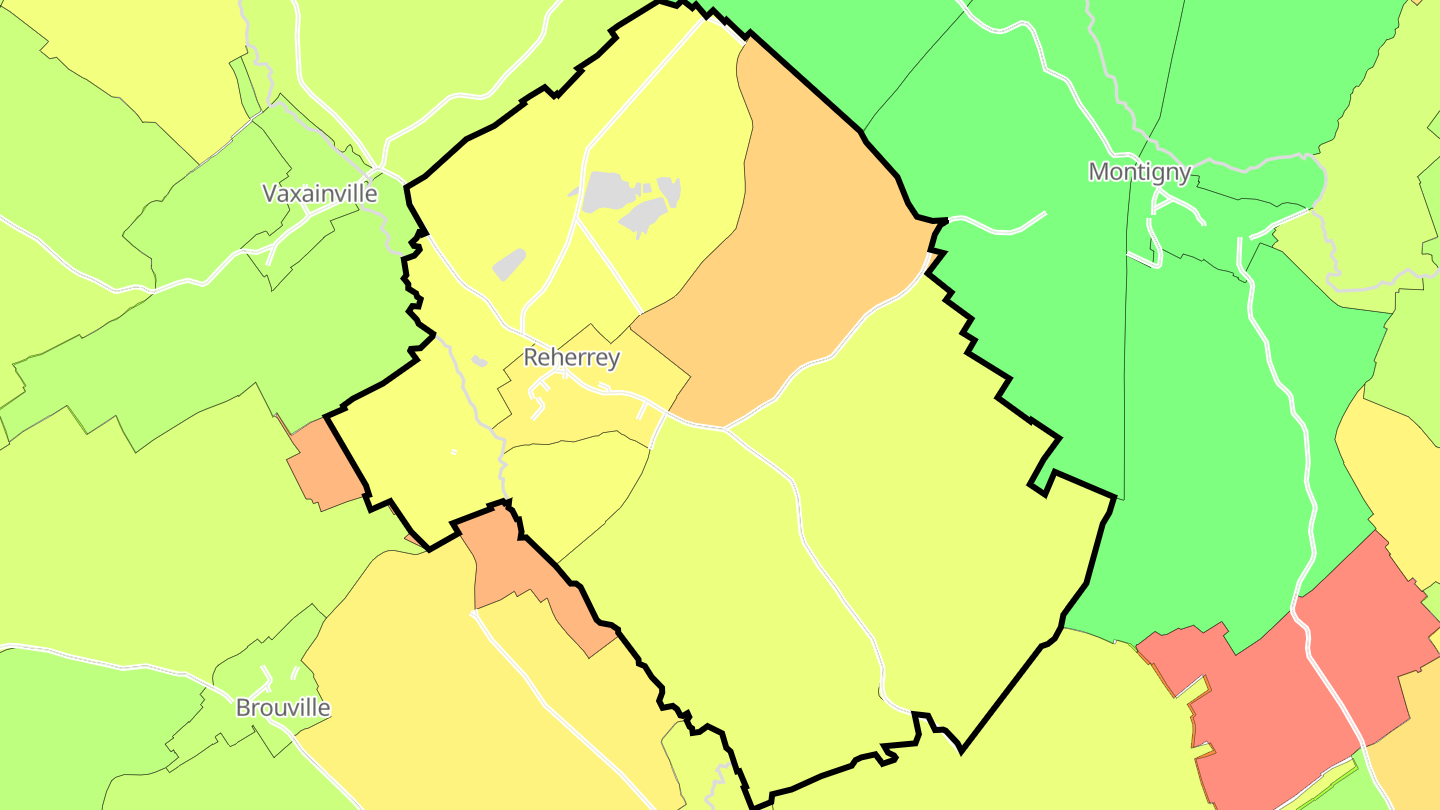Carte des prix de l'immobilier Reherrey