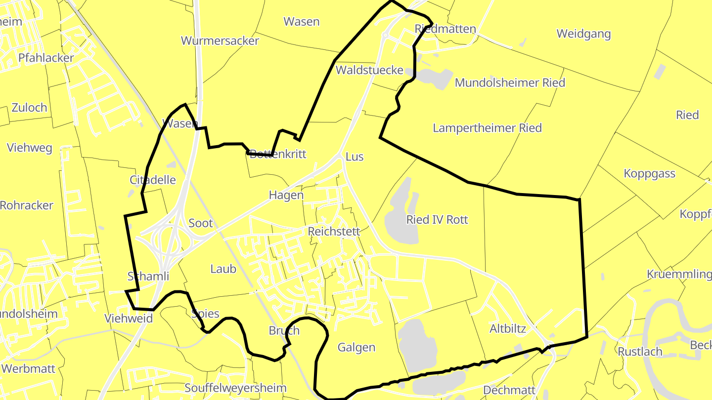 Carte des prix de l'immobilier Reichstett
