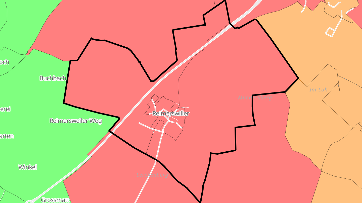 Carte des prix de l'immobilier Reimerswiller