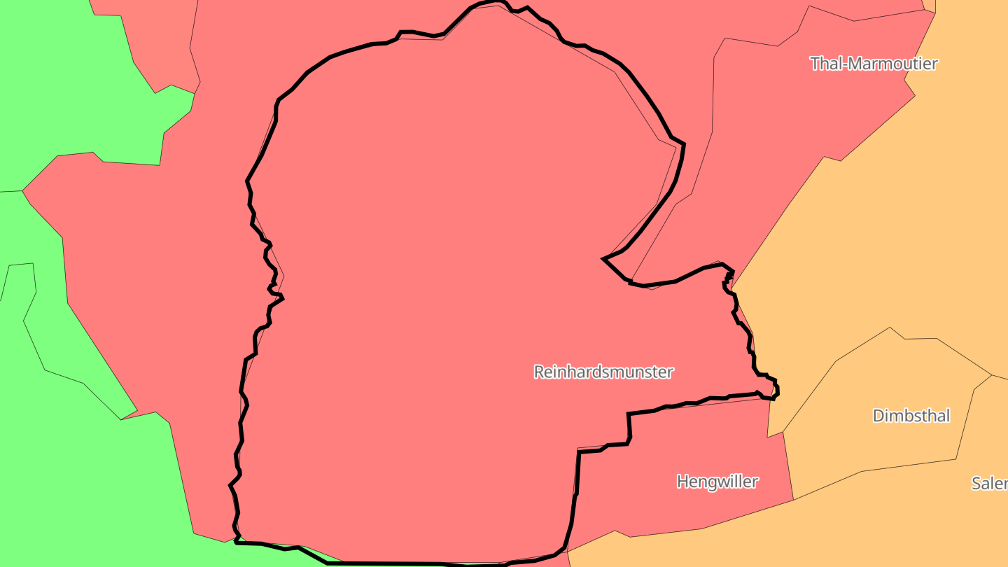 Carte des prix de l'immobilier Reinhardsmunster