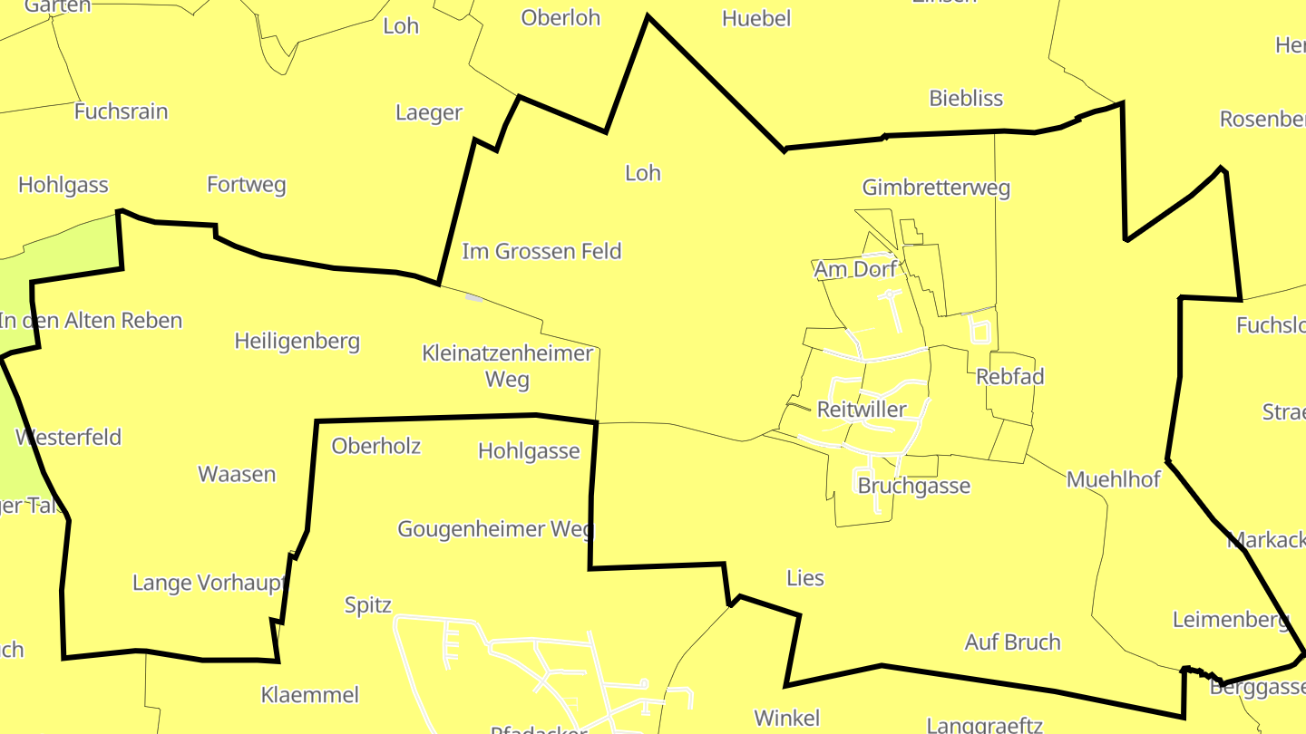 Carte des prix de l'immobilier Reitwiller