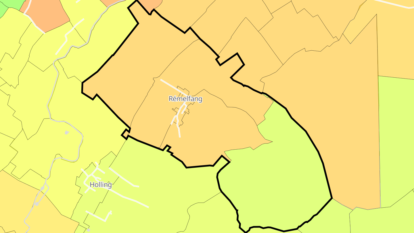 Carte des prix de l'immobilier Rémelfang