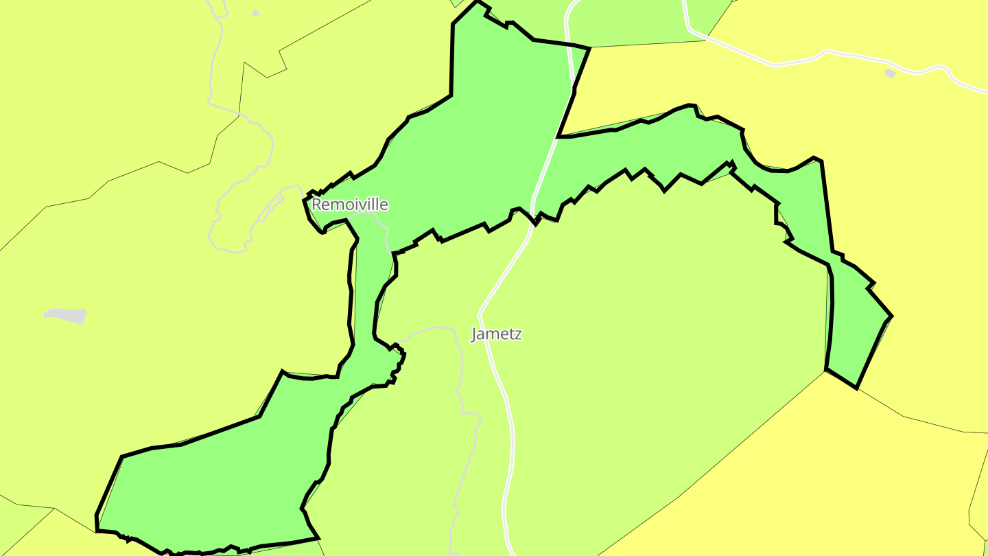Carte des prix de l'immobilier Remoiville