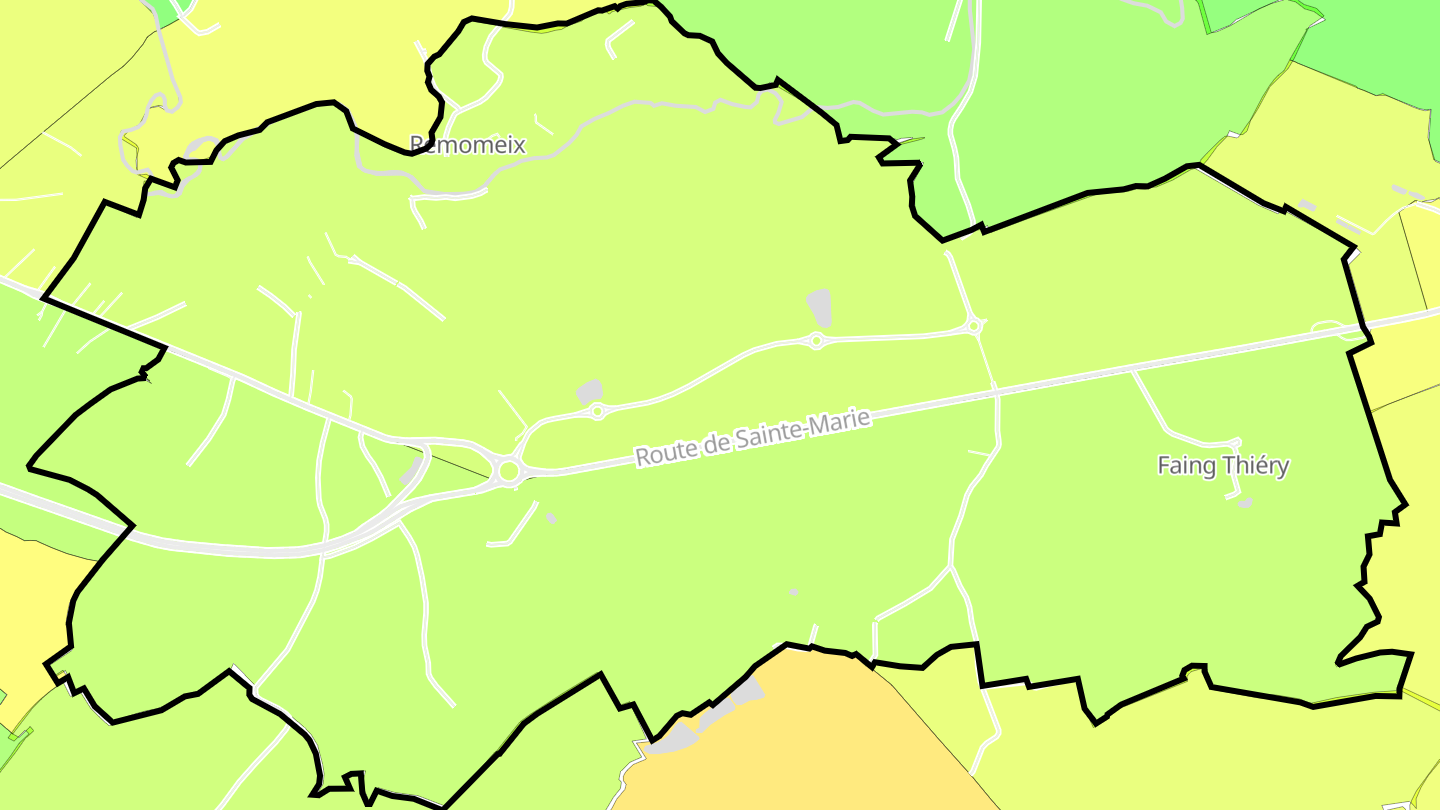 Carte des prix de l'immobilier Remomeix