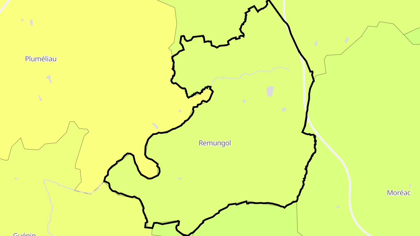 Carte des prix de l'immobilier Remungol