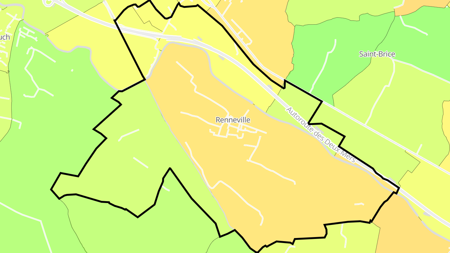 Carte des prix de l'immobilier Renneville