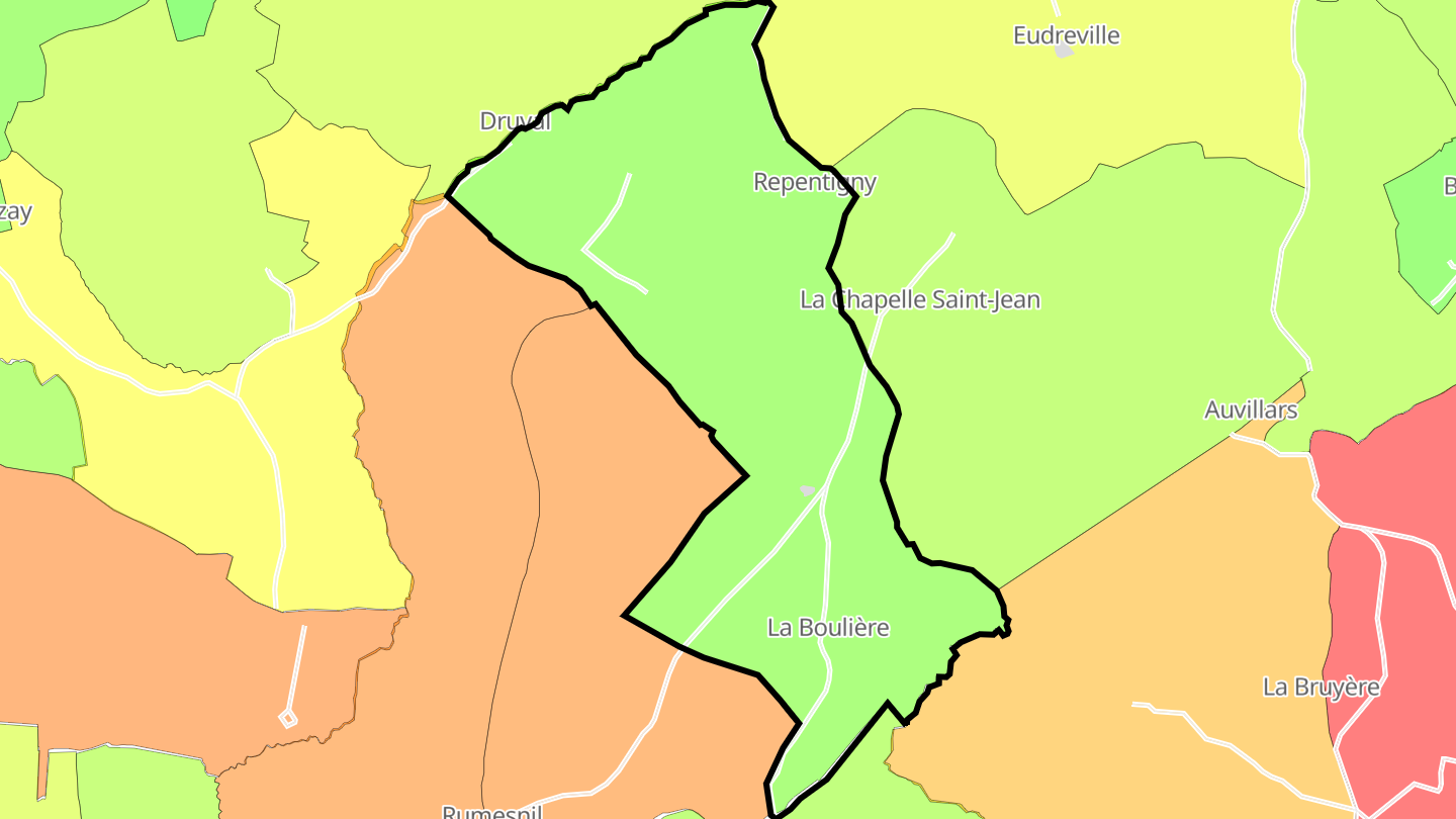 Carte des prix de l'immobilier Repentigny