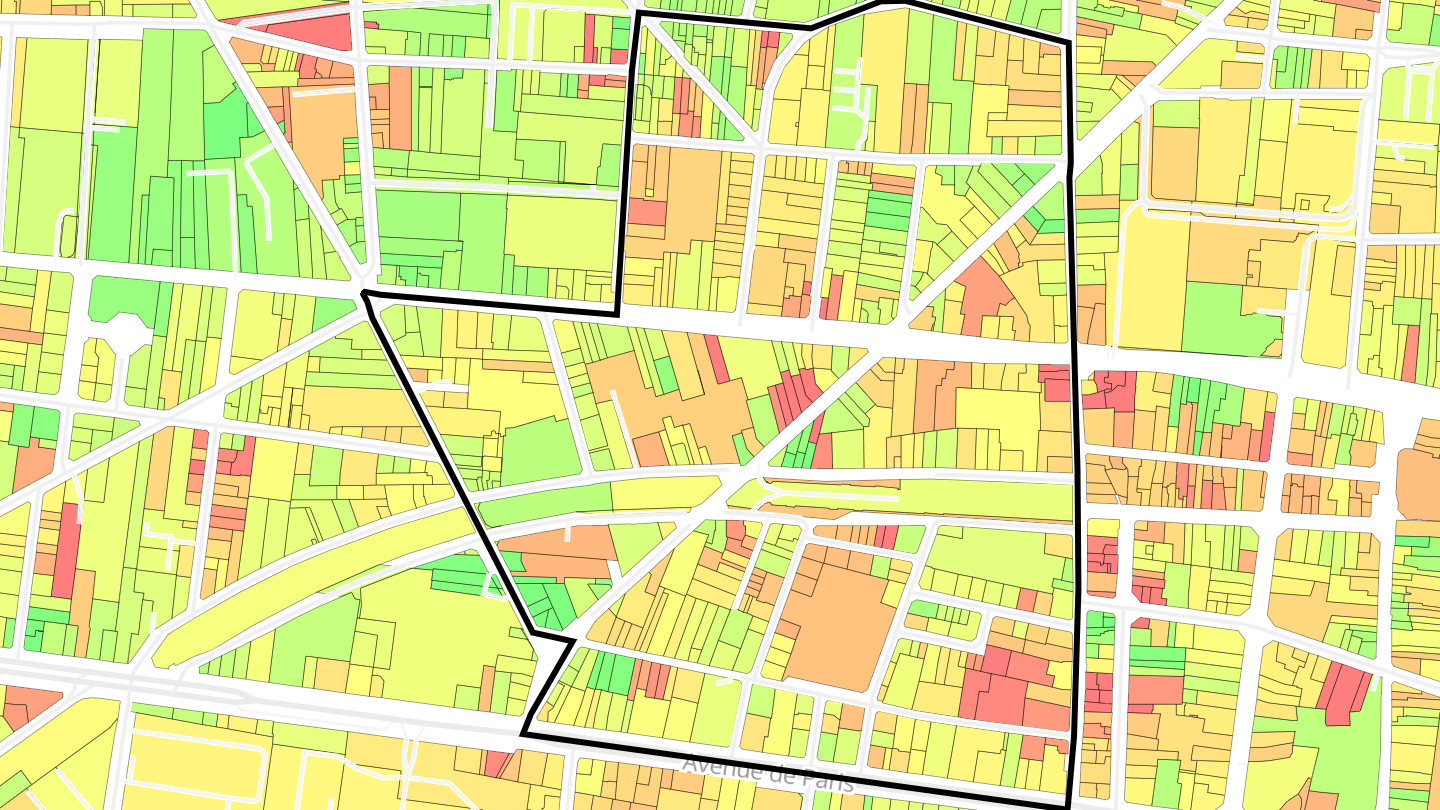 Carte des prix de l'immobilier République