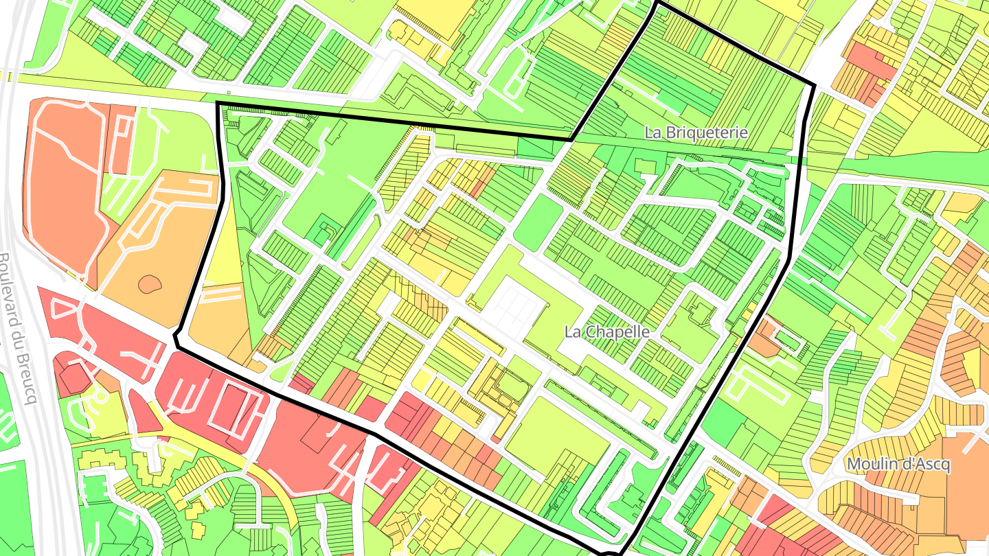 Carte des prix de l'immobilier Résidence