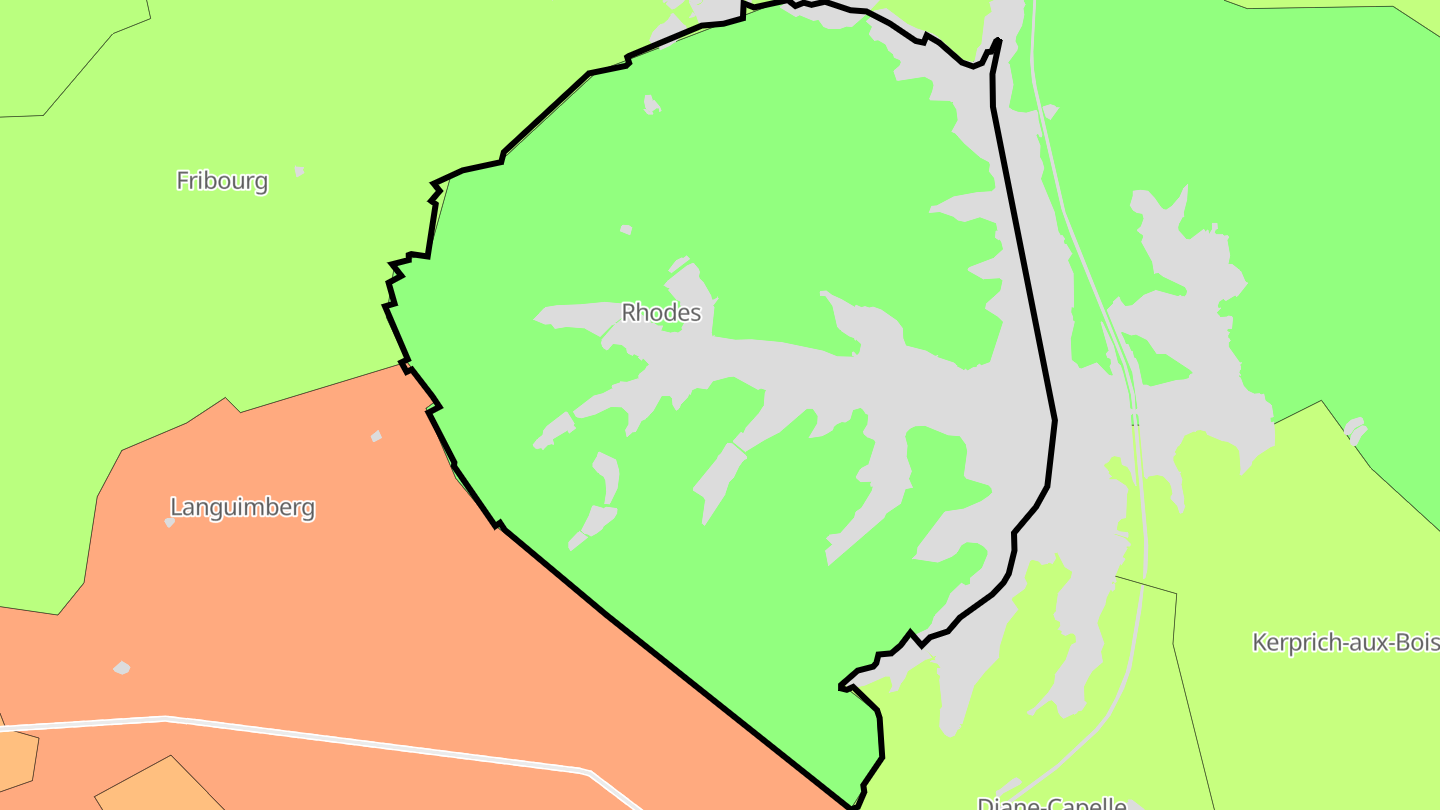 Carte des prix de l'immobilier Rhodes