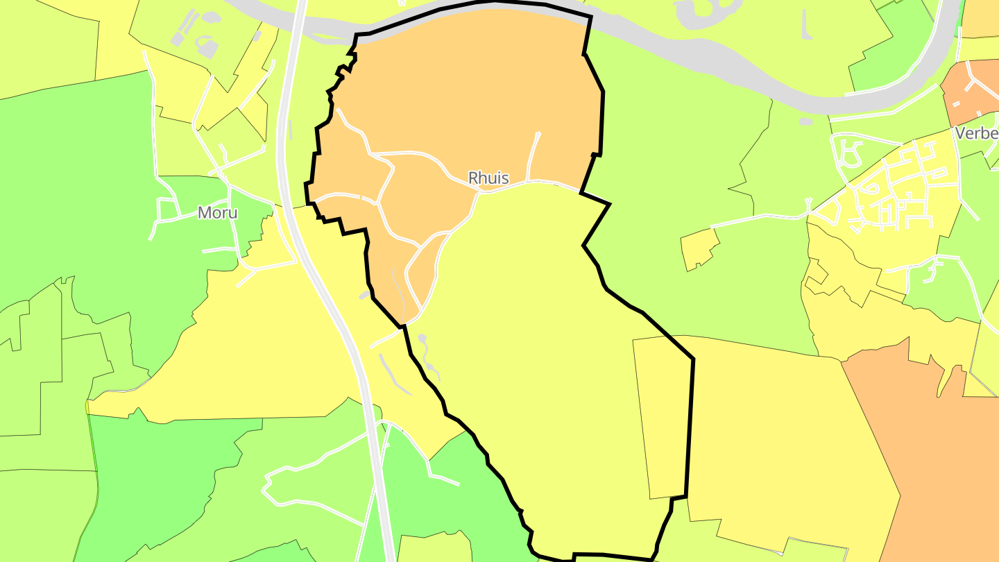 Carte des prix de l'immobilier Rhuis