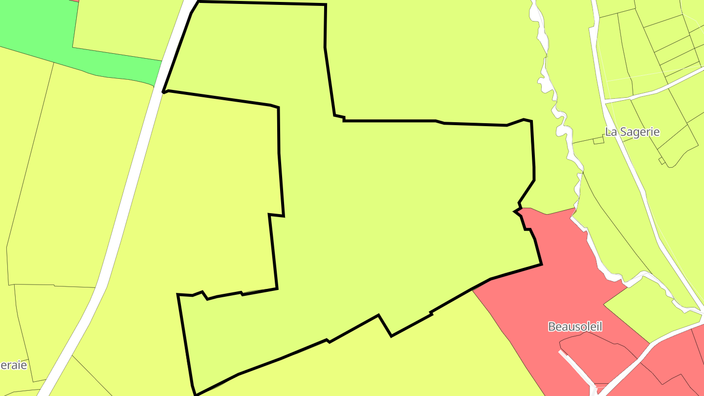 Carte des prix de l'immobilier Ribault