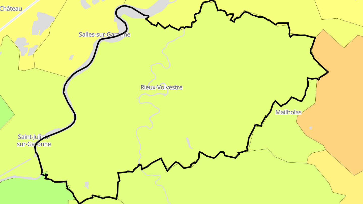 Carte des prix de l'immobilier Rieux-Volvestre