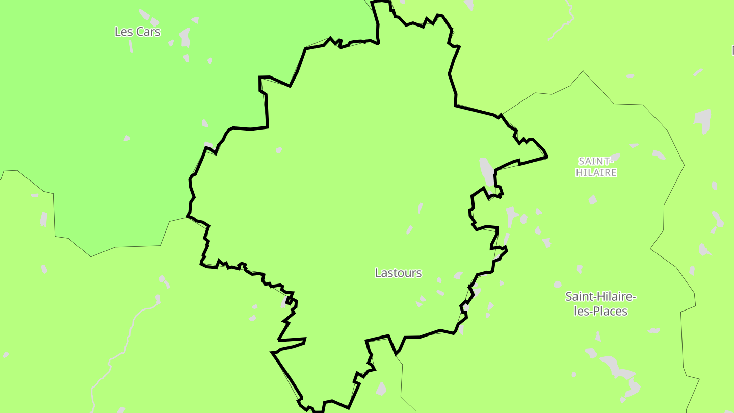 Carte des prix de l'immobilier Rilhac-Lastours