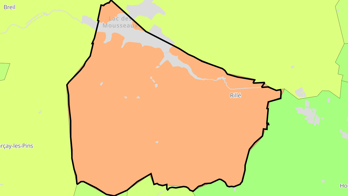 Carte des prix de l'immobilier Rillé