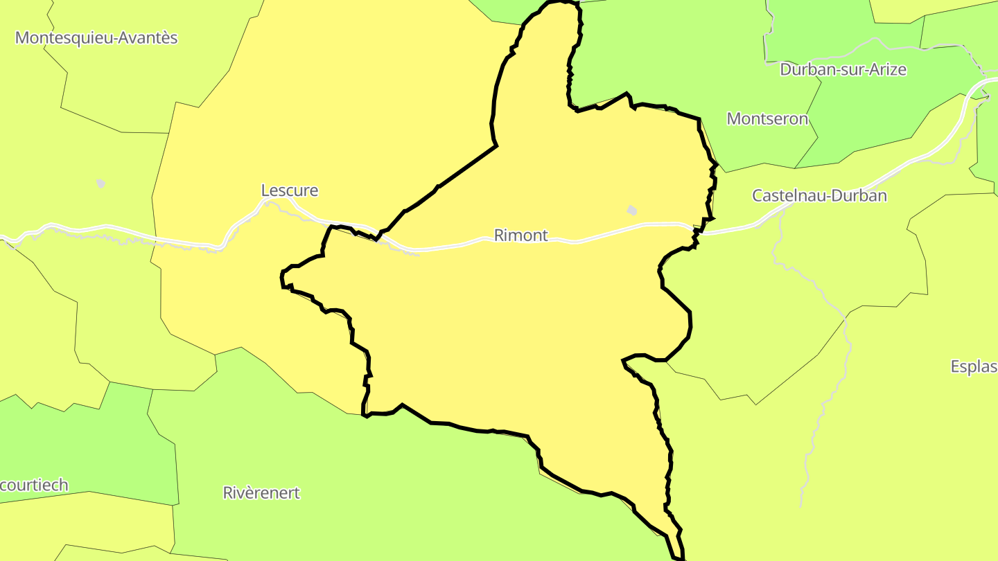 Carte des prix de l'immobilier Rimont