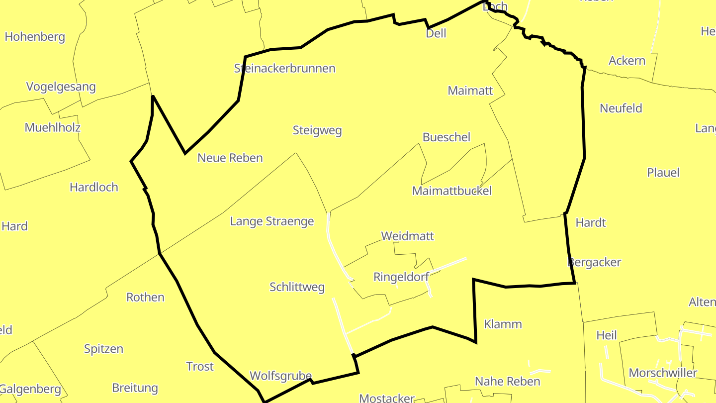 Carte des prix de l'immobilier Ringeldorf
