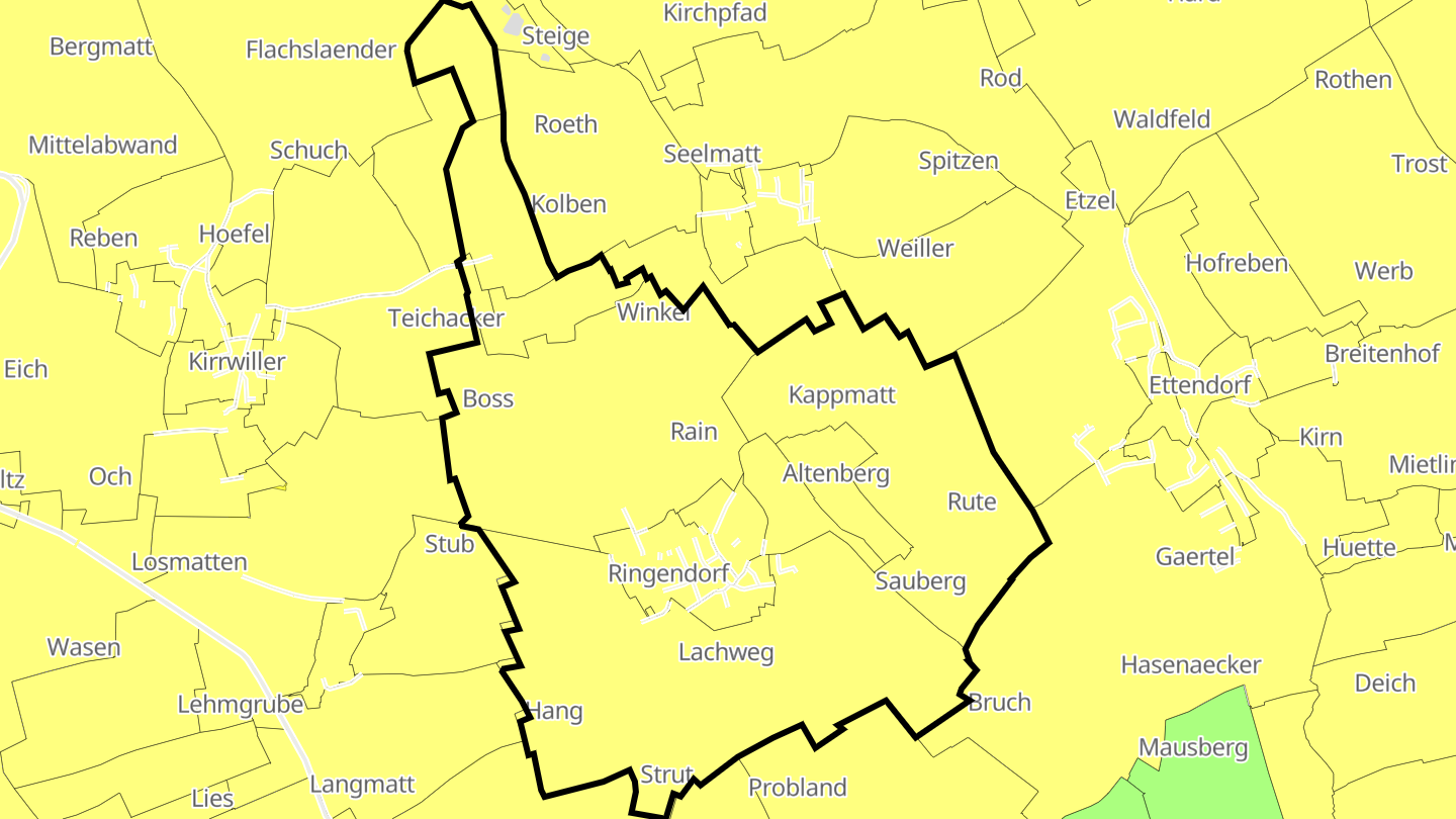 Carte des prix de l'immobilier Ringendorf