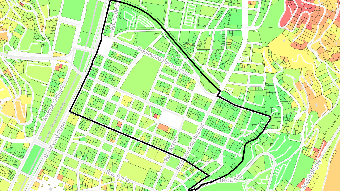 Carte des prix de l'immobilier Riquier