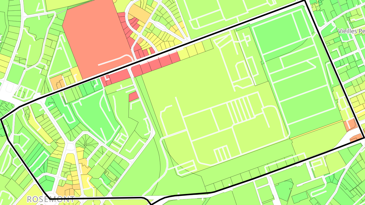 Carte des prix de l'immobilier Risler