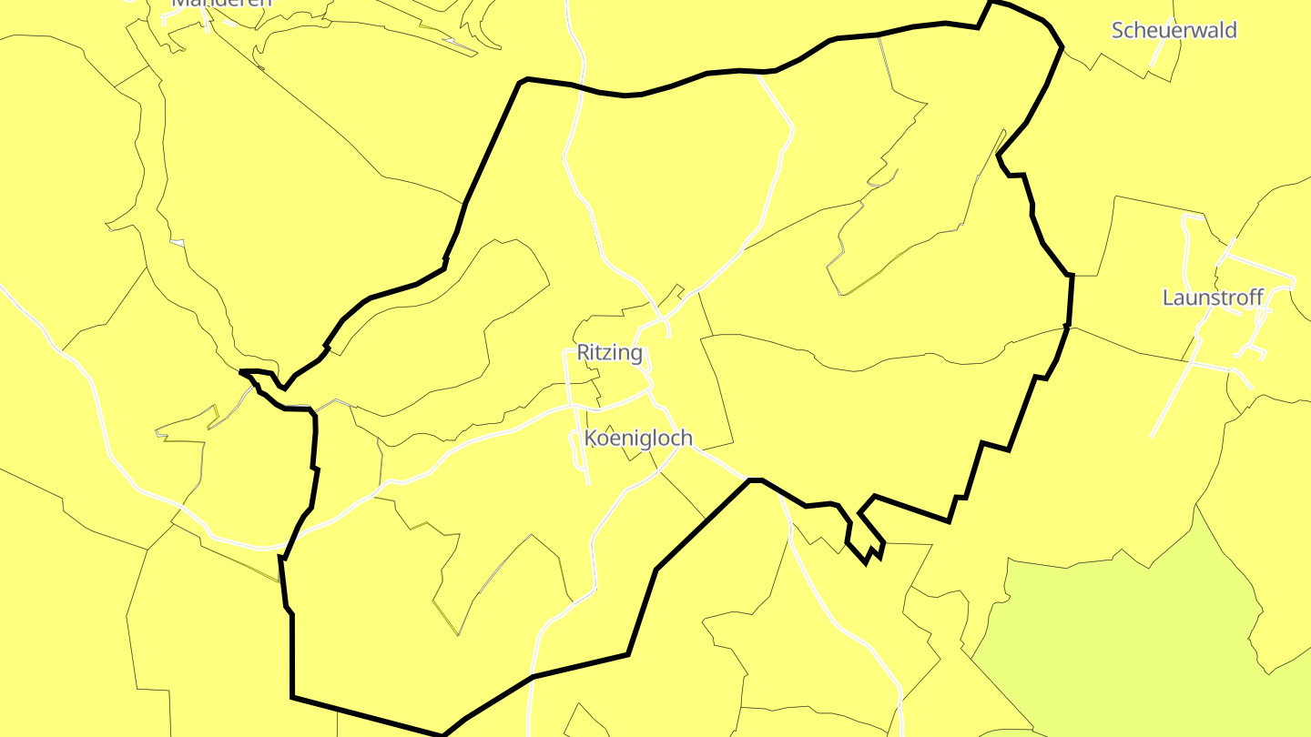 Carte des prix de l'immobilier Ritzing
