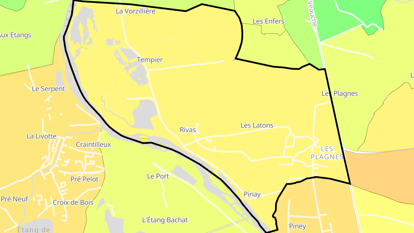 Carte des prix de l'immobilier Rivas