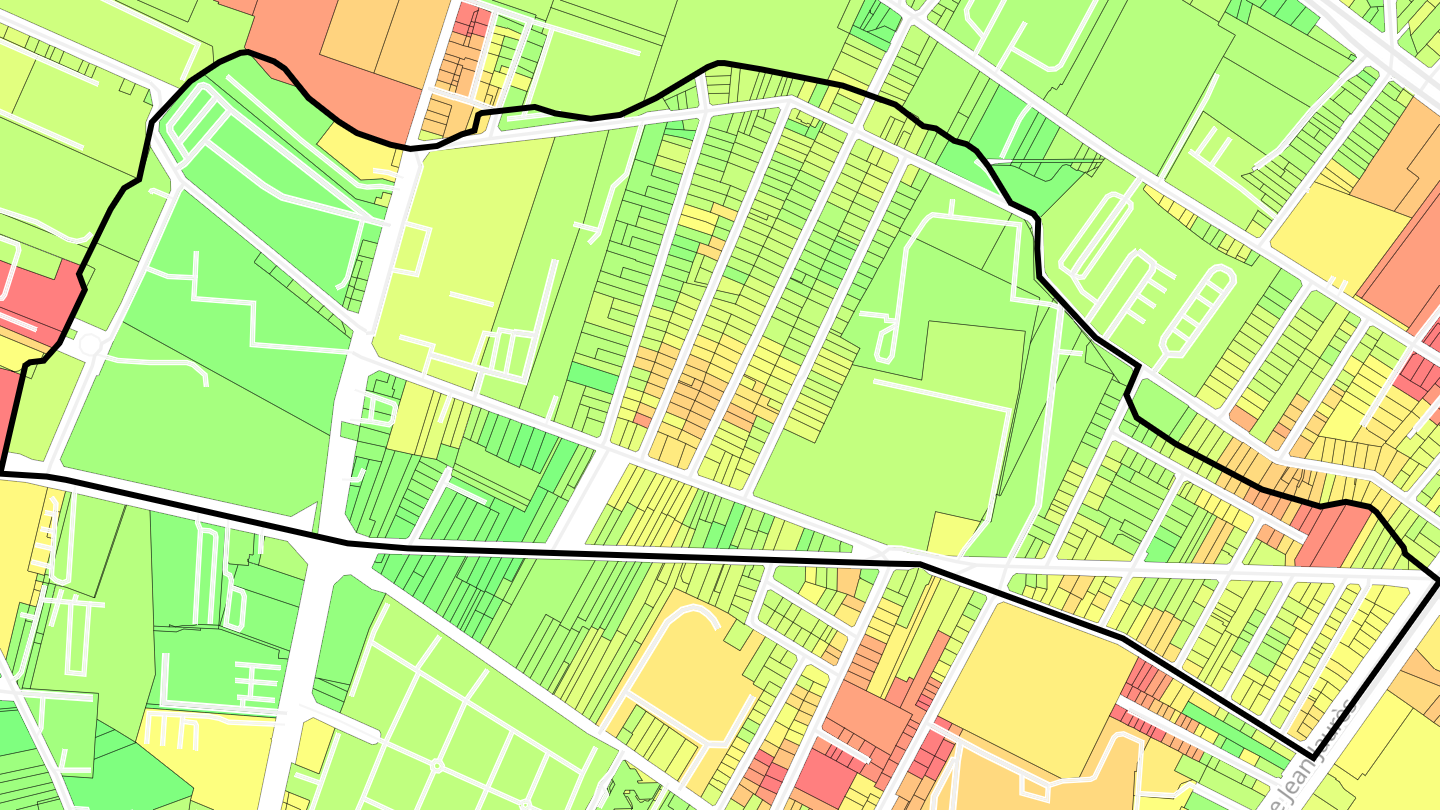 Carte des prix de l'immobilier Robespierre - Cochennec - Péri