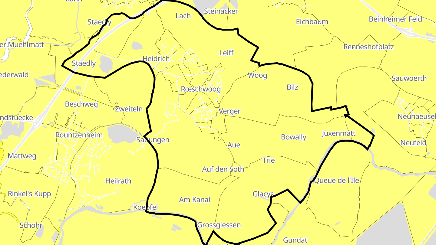 Carte des prix de l'immobilier Rœschwoog