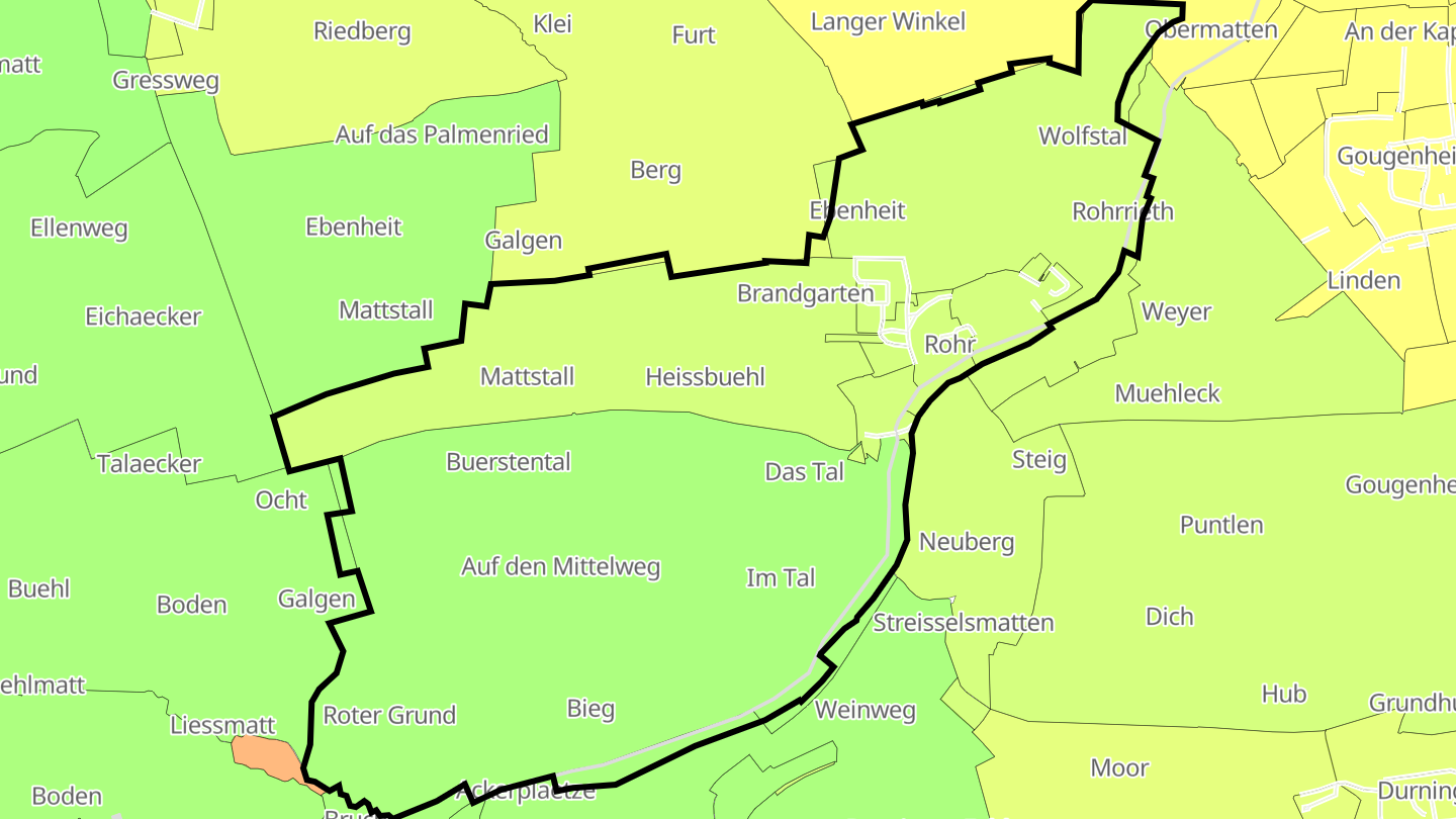 Carte des prix de l'immobilier Rohr