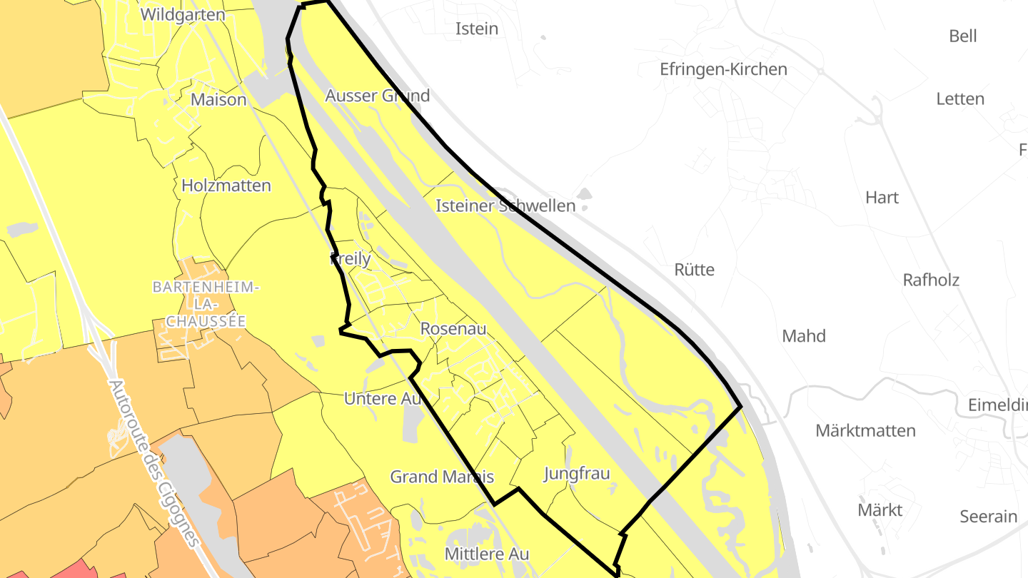 Carte des prix de l'immobilier Rosenau