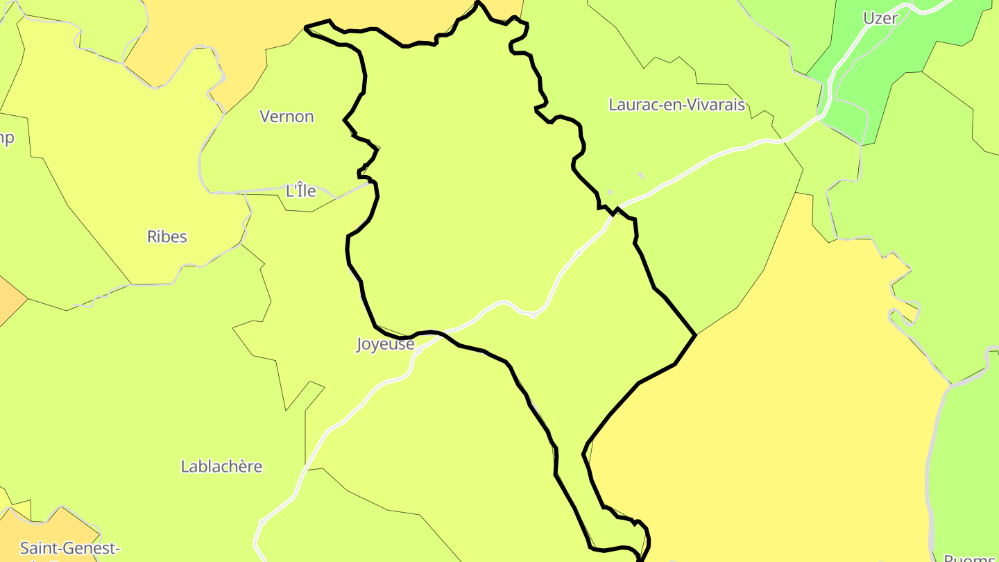 Carte des prix de l'immobilier Rosières