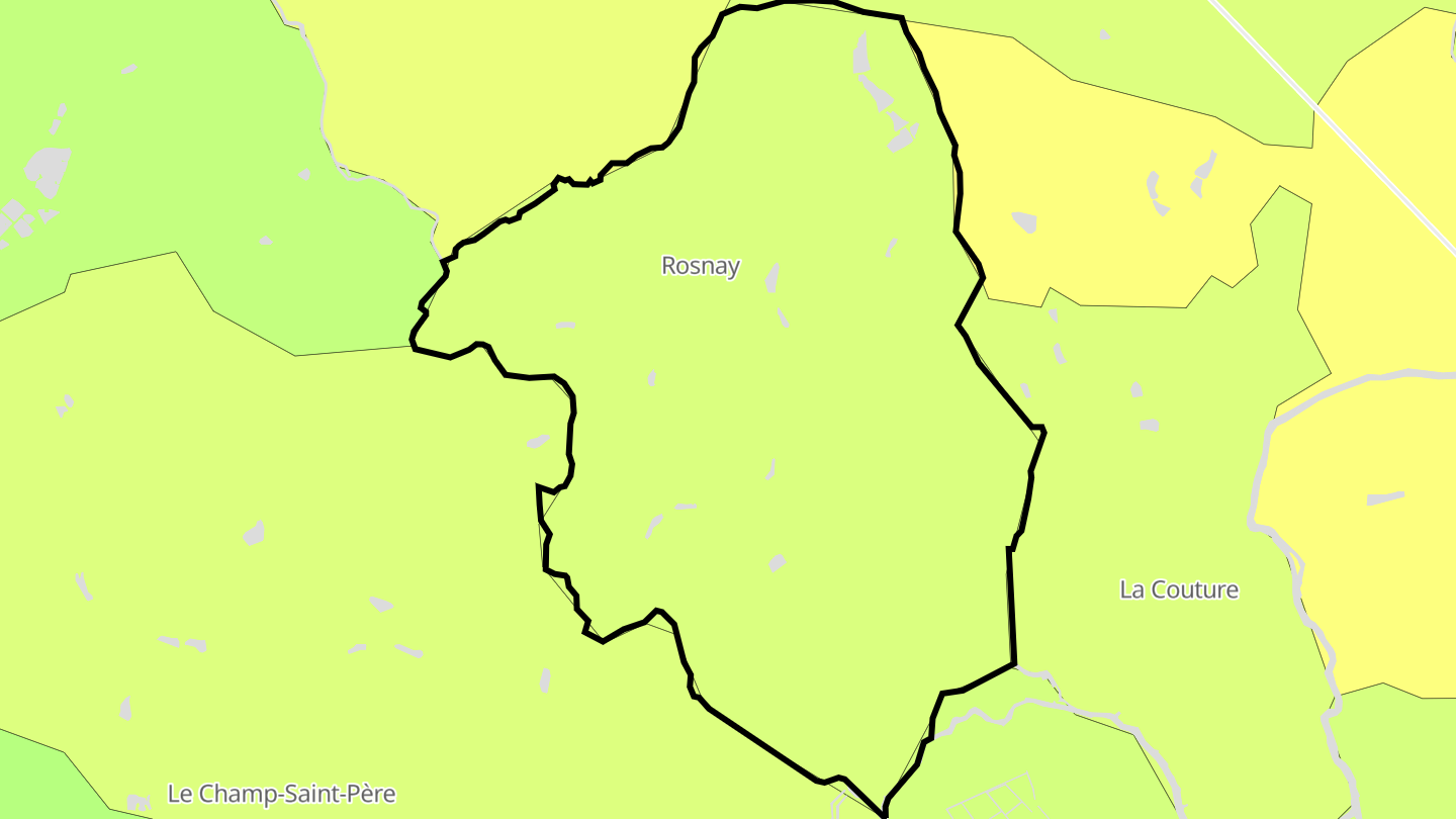 Carte des prix de l'immobilier Rosnay