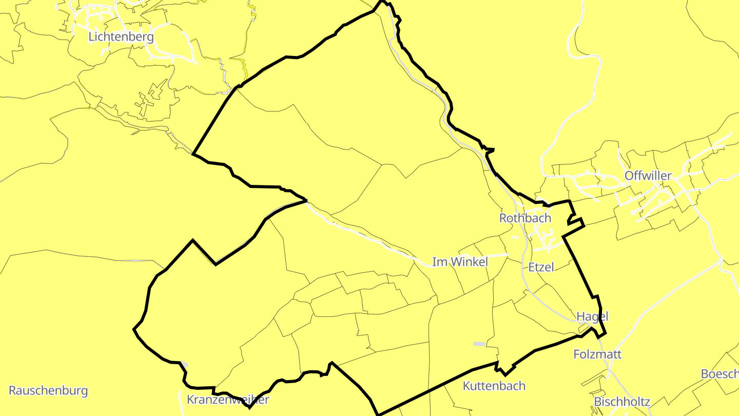 Carte des prix de l'immobilier Rothbach