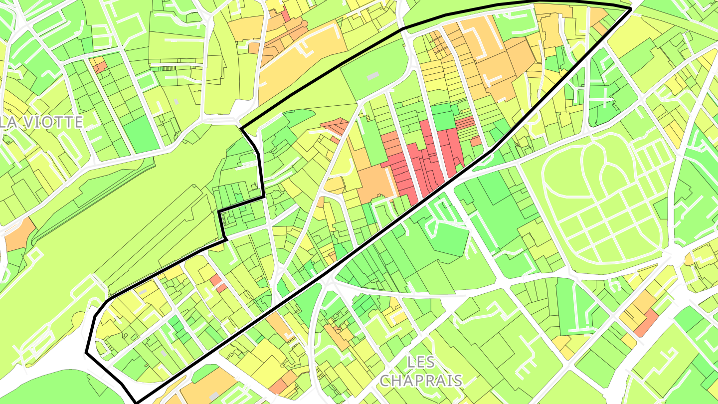 Carte des prix de l'immobilier Rotonde