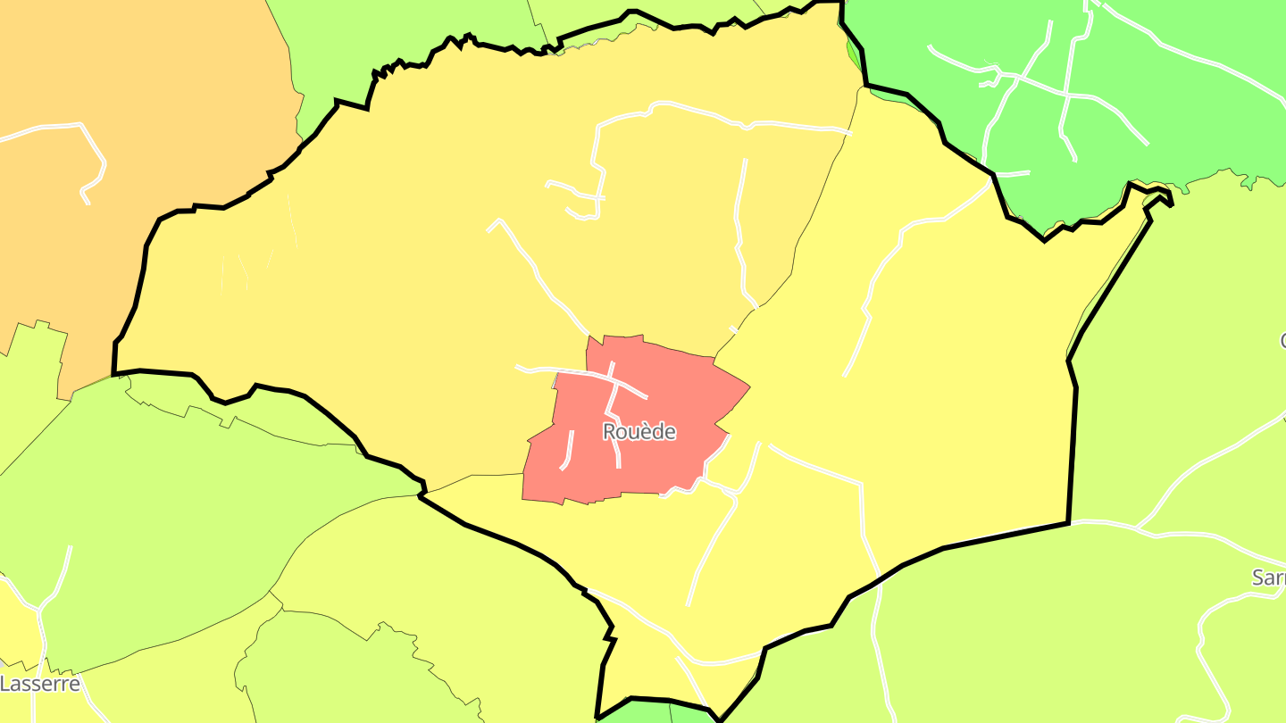Carte des prix de l'immobilier Rouède