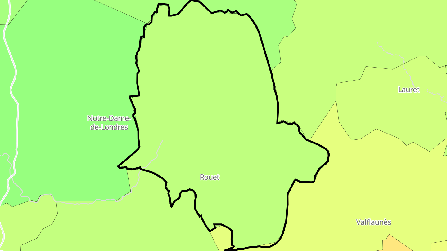 Carte des prix de l'immobilier Rouet