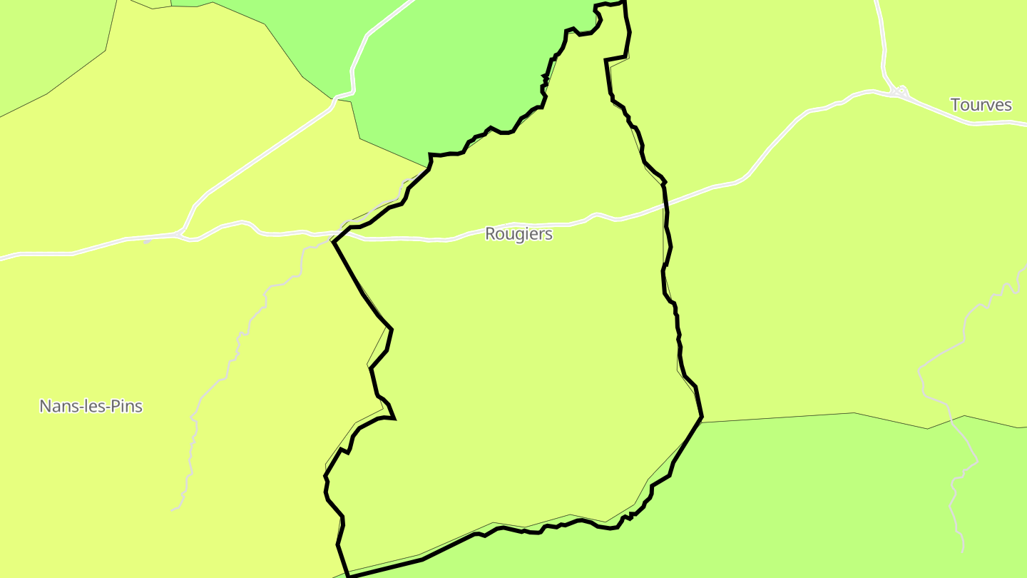 Carte des prix de l'immobilier Rougiers