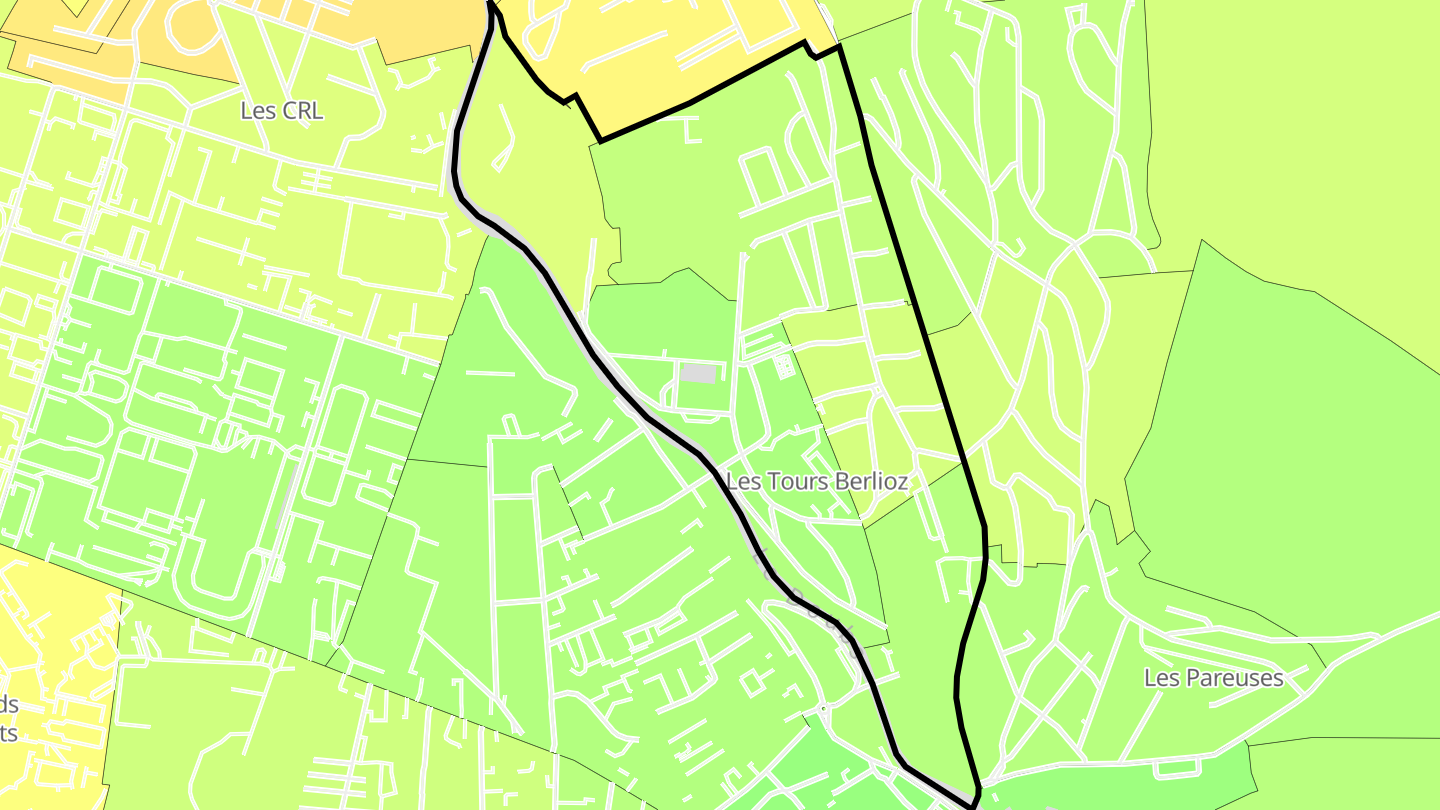 Carte des prix de l'immobilier Rue de Doubs