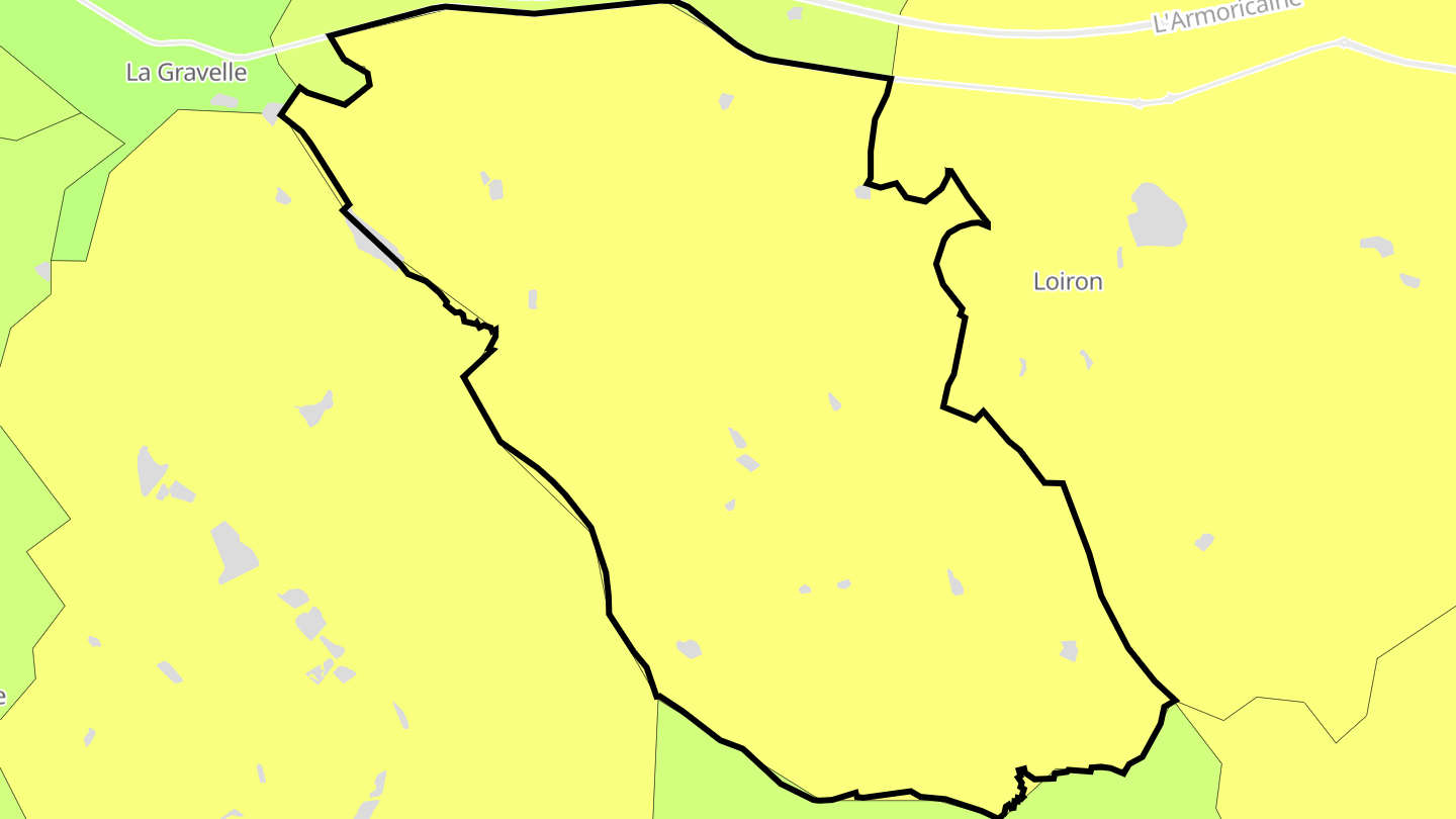 Carte des prix de l'immobilier Ruillé-le-Gravelais