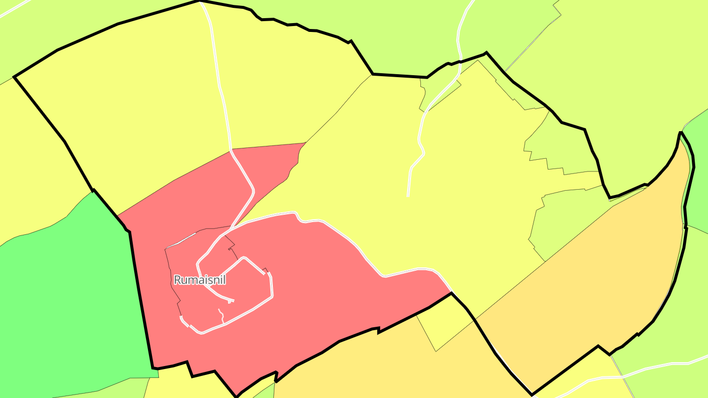 Carte des prix de l'immobilier Rumaisnil