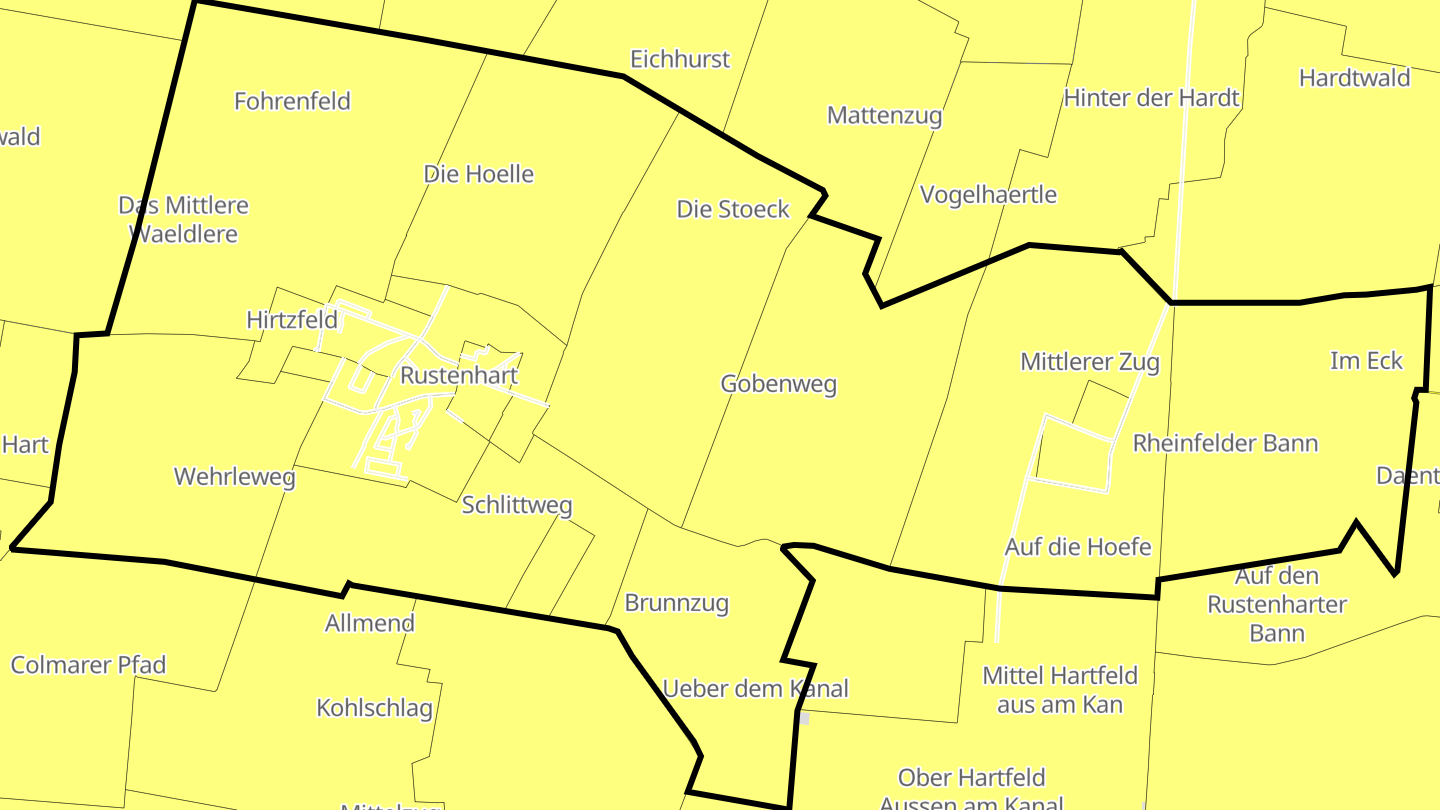 Carte des prix de l'immobilier Rustenhart