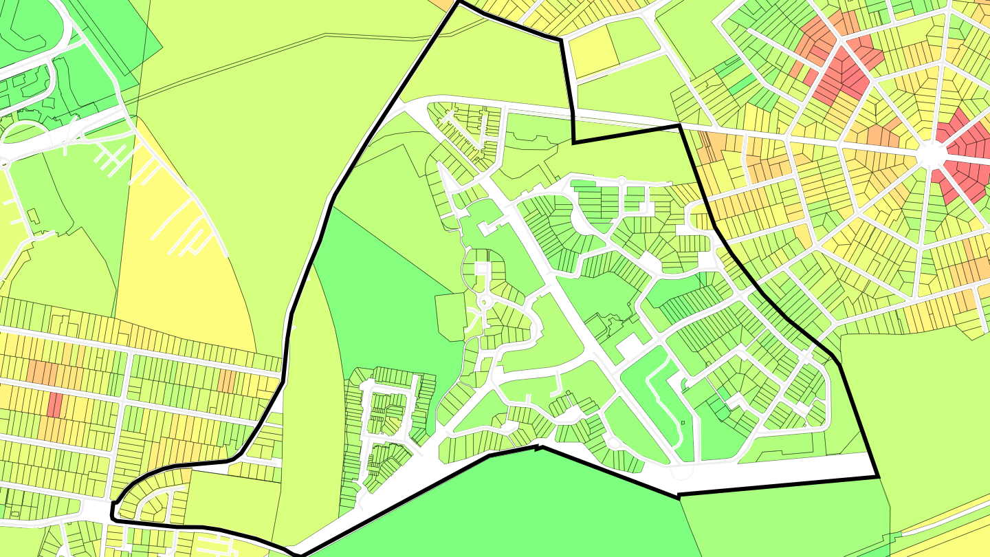Carte des prix de l'immobilier Sablons
