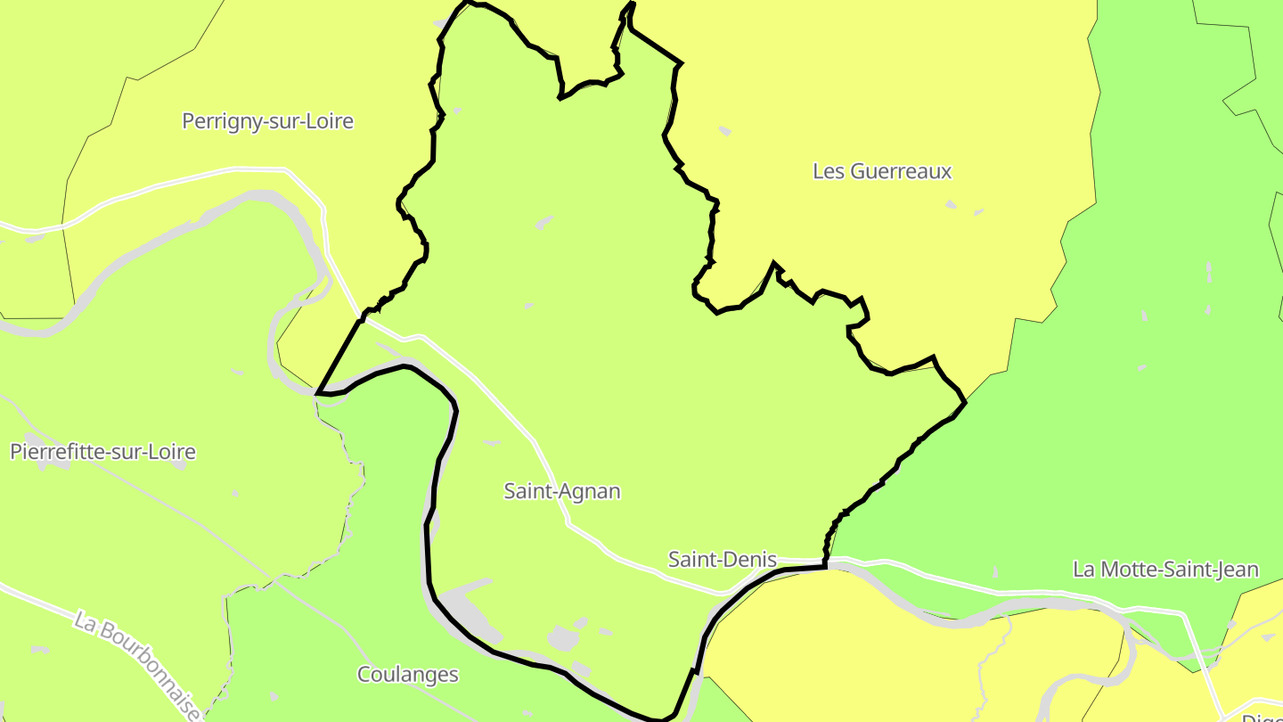Carte des prix de l'immobilier Saint-Agnan