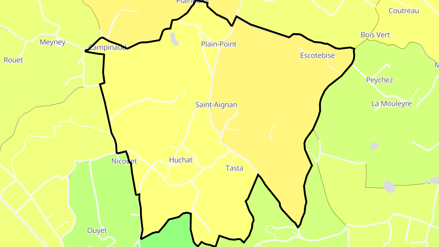 Carte des prix de l'immobilier Saint-Aignan
