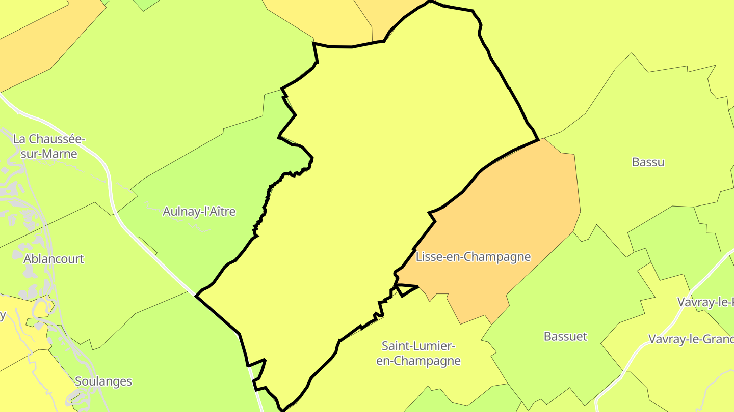 Carte des prix de l'immobilier Saint-Amand-sur-Fion