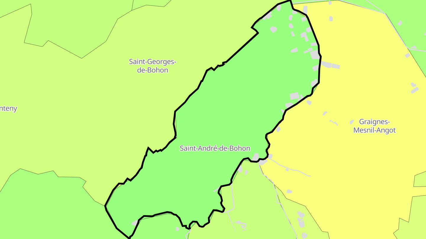 Carte des prix de l'immobilier Saint-André-de-Bohon